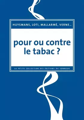Couverture du produit · Pour ou contre le tabac ?