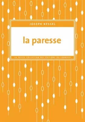 Couverture du produit · La Paresse