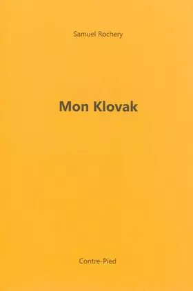 Couverture du produit · Mon Klovak