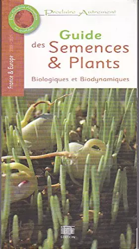 Couverture du produit · guide des semences et plants