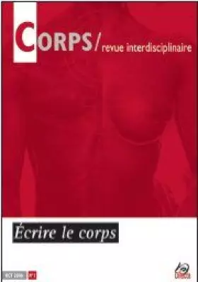Couverture du produit · Revue Corps N°1 - Ecrire le Corps