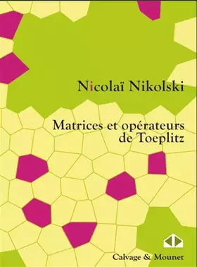 Couverture du produit · Matrices et opérateurs de Toeplitz