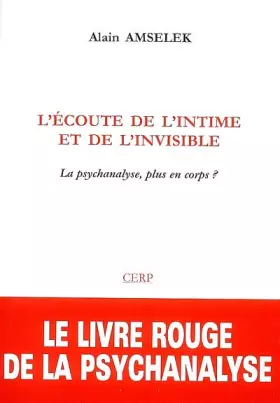 Couverture du produit · L'Écoute de l'intime et de l'invisible