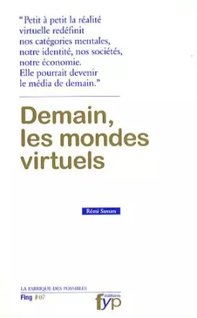 Couverture du produit · Demain, les Mondes Virtuels