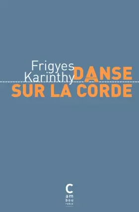 Couverture du produit · Danse sur la corde