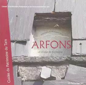 Couverture du produit · Arfons