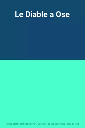 Couverture du produit · Le Diable a Ose