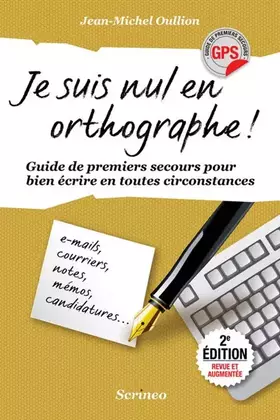 Couverture du produit · Je Suis Nul en Orthographe
