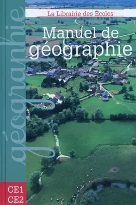 Couverture du produit · Manuel de géographie CE1-CE2