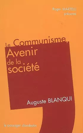 Couverture du produit · Le Communisme, avenir de la Société