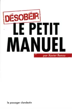 Couverture du produit · Désobéir : le petit manuel