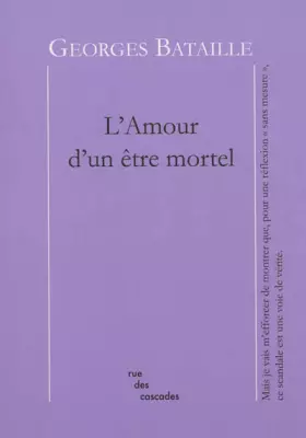 Couverture du produit · L'amour d'être mortel