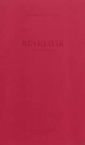 Couverture du produit · Reykjavik