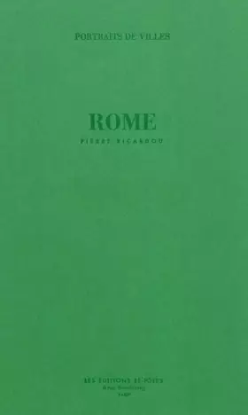 Couverture du produit · Rome