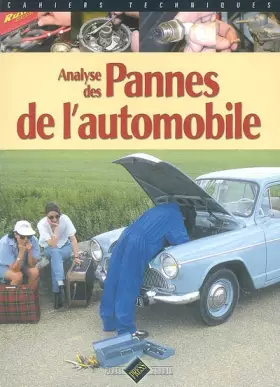 Couverture du produit · Analyse des pannes de l'automobile