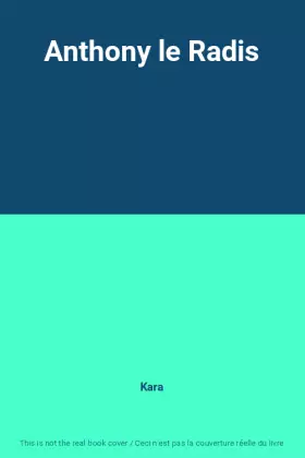 Couverture du produit · Anthony le Radis