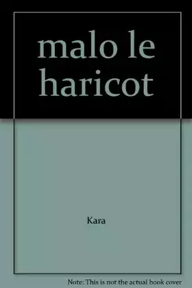 Couverture du produit · Malo le Haricot