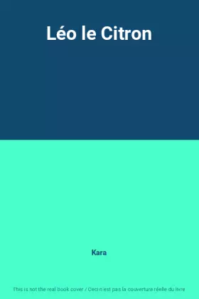 Couverture du produit · Léo le Citron