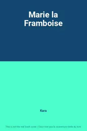 Couverture du produit · Marie la Framboise