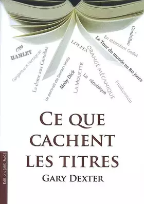 Couverture du produit · Ce que cachent les titres