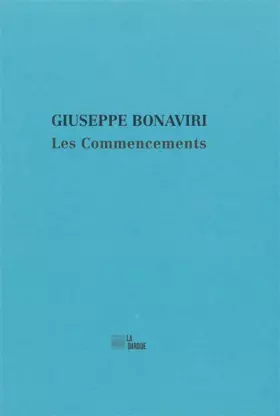 Couverture du produit · Les commencements