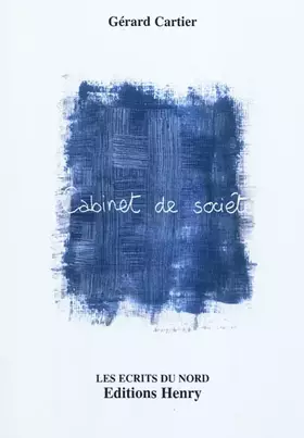 Couverture du produit · Cabinet de Société