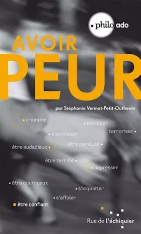 Couverture du produit · Avoir peur
