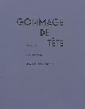 Couverture du produit · Gommage de tête
