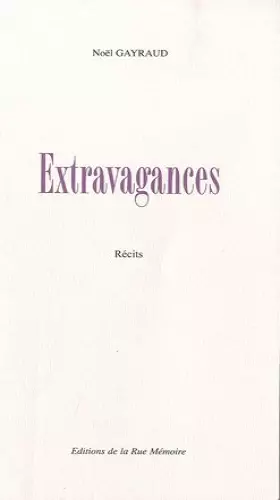 Couverture du produit · Extravagances