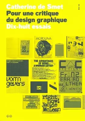 Couverture du produit · Pour une critique du design graphique