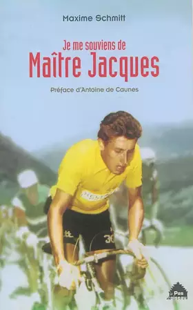 Couverture du produit · Je me souviens de maitre Jacques