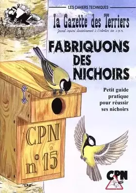 Couverture du produit · Fabriquons des nichoirs