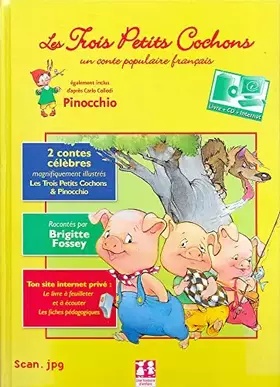 Couverture du produit · LES TROIS PETITS COCHONS + PINOCCHIO / LIVRE + CD