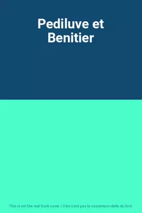 Couverture du produit · Pediluve et Benitier