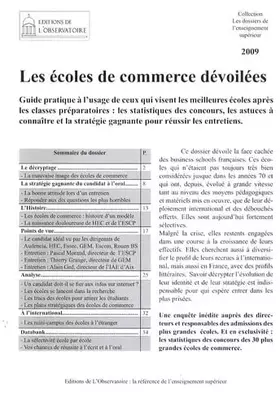 Couverture du produit · Les Ecoles de Commerce Devoilées