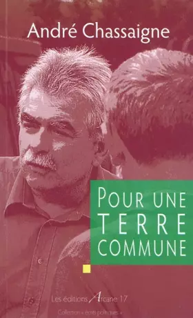 Couverture du produit · Pour une Terre commune
