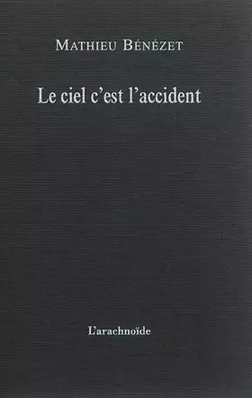 Couverture du produit · Le ciel c'est l'accident
