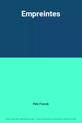 Couverture du produit · Empreintes