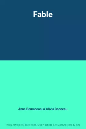 Couverture du produit · Fable