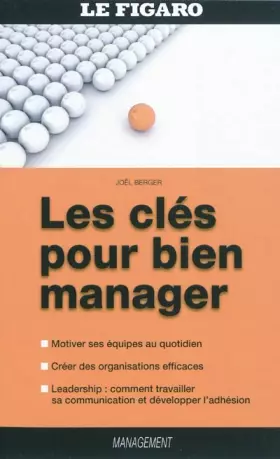 Couverture du produit · Les clés pour bien manager