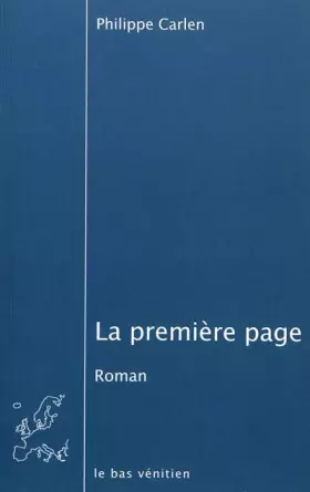 Couverture du produit · La première page