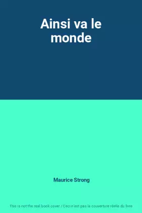 Couverture du produit · Ainsi va le monde