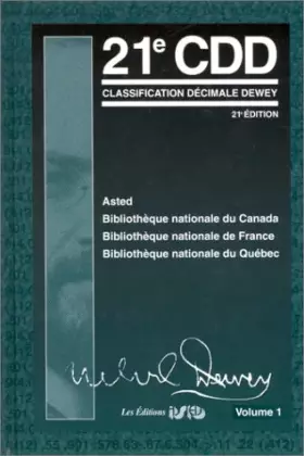 Couverture du produit · La Classification décimale dewey et index, tomes 1 à 4