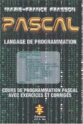 Couverture du produit · Pascal. Langage de programmation