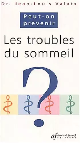 Couverture du produit · Troubles du sommeil
