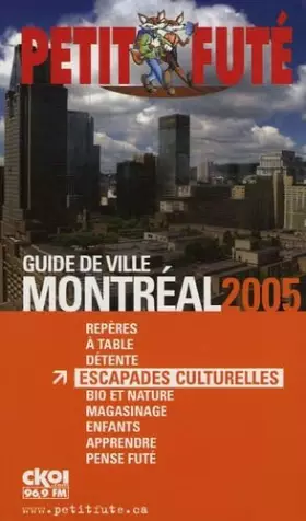 Couverture du produit · Montreal 2005, le petit fute