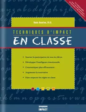 Couverture du produit · Techniques d'Impact en Classe