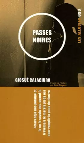 Couverture du produit · Passes noires