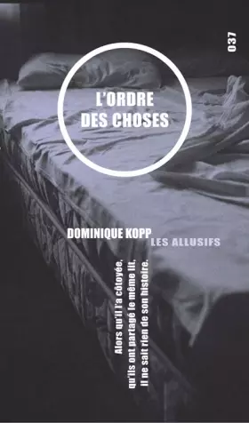 Couverture du produit · L'ordre des choses