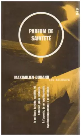 Couverture du produit · Parfum de sainteté